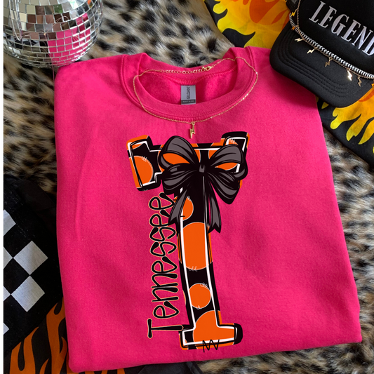 Doodle Tennessee T-Shirt or Sweatshirt | Orange & Black Tennessee Game Day Shirt | Vols Football Tee | Tennessee Fan Gift