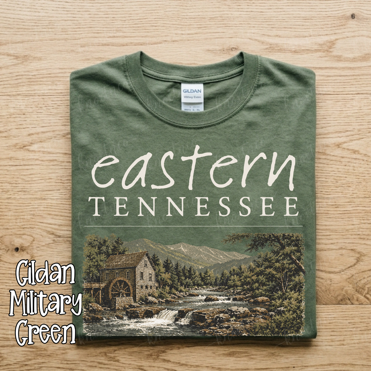 Eastern Tennessee Mountain Unisex Shirt in Small to 3X | Comfort Colors T-Shirt or Gildan Sweatshirt | Smoky Mountain Tennessee Graphic Tee