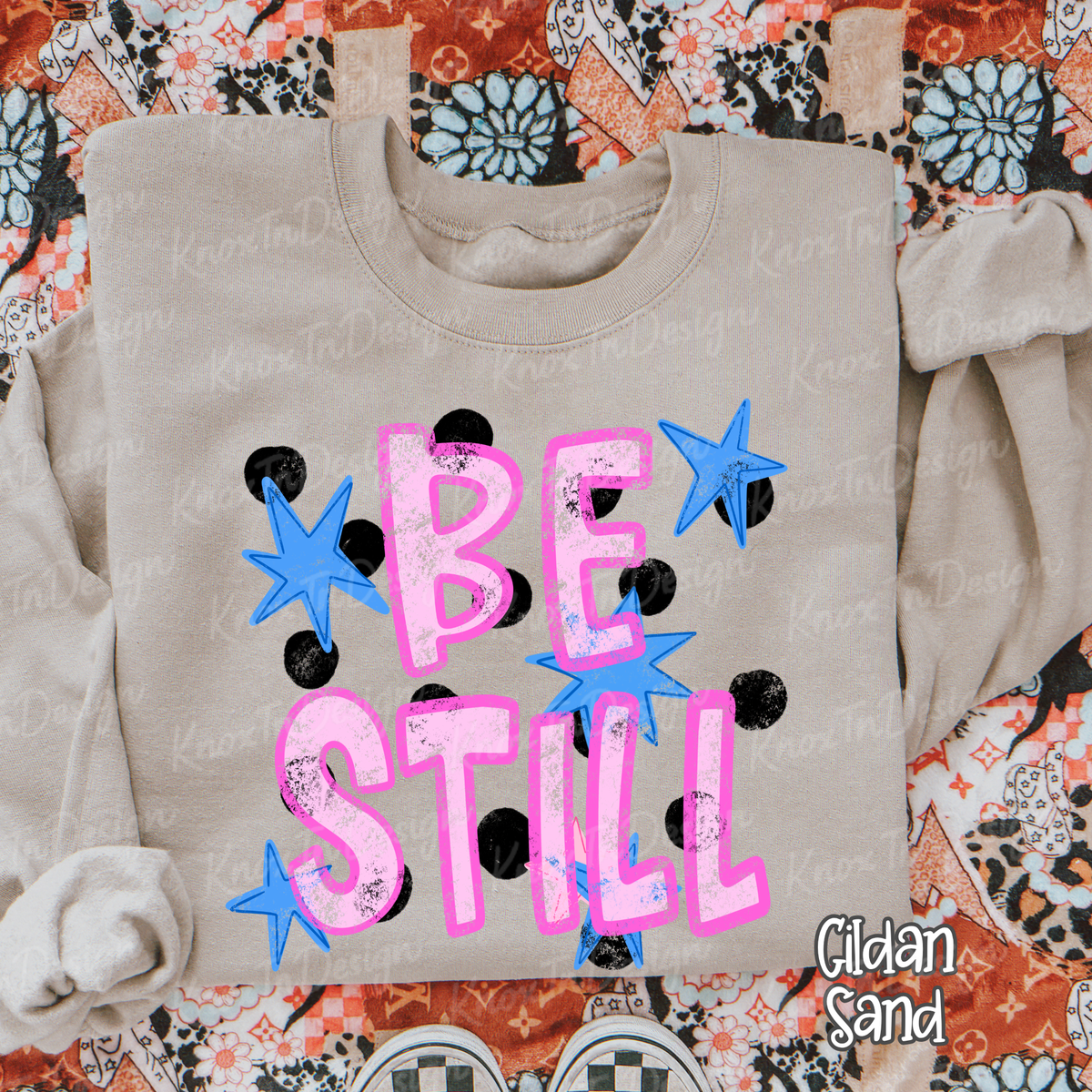 Be Still Shirt or Sweatshirt | Comfort Colors Christian T-Shirt | Faith Based Graphic Tee | Christian Sweatshirt