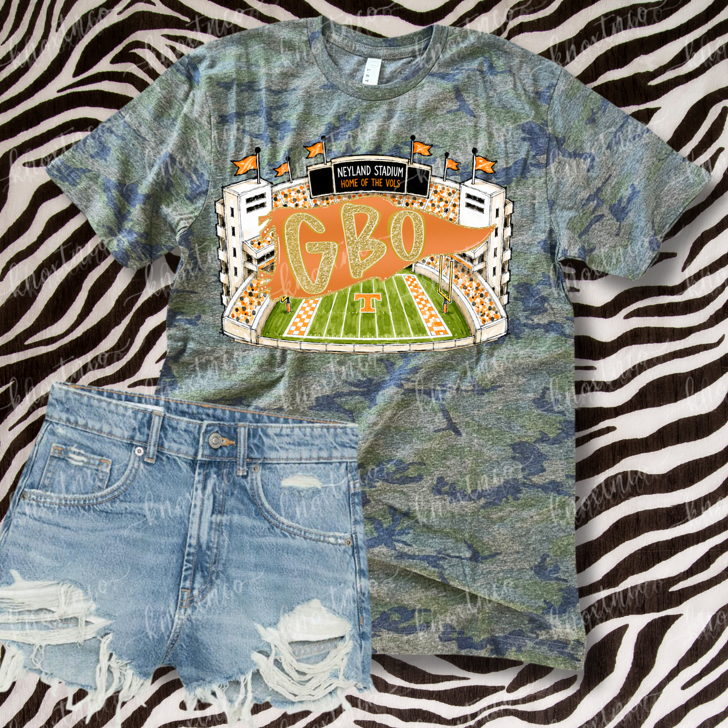 Tennessee Volunteers Neyland Stadium Go Big Orange Tshirt or Sweatshirt