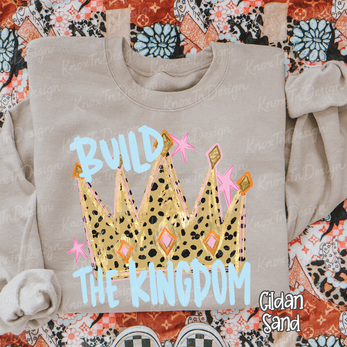 Build the Kingdom T-Shirt or Sweatshirt | Christian Comfort Colors Tee | Faith Based Graphic Shirt