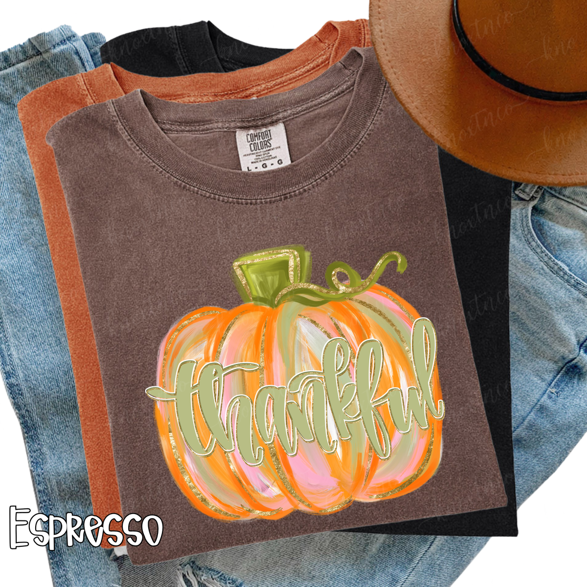 Fall Thanksgiving Pumpkin T-Shirt or Sweatshirt Small to 3X