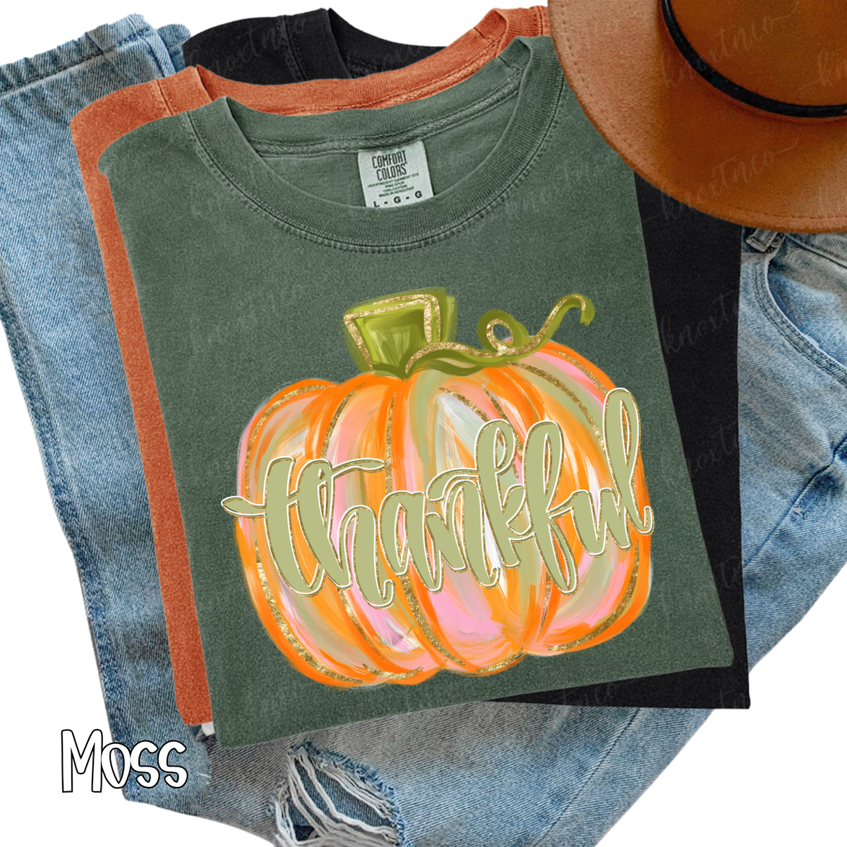 Fall Thanksgiving Pumpkin T-Shirt or Sweatshirt Small to 3X