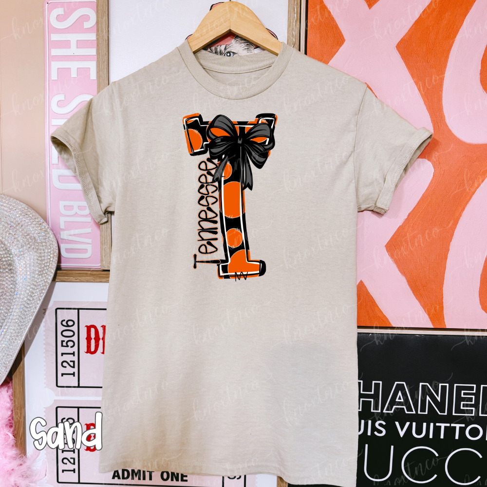 Doodle Tennessee T-Shirt or Sweatshirt | Orange & Black Tennessee Game Day Shirt | Vols Football Tee | Tennessee Fan Gift