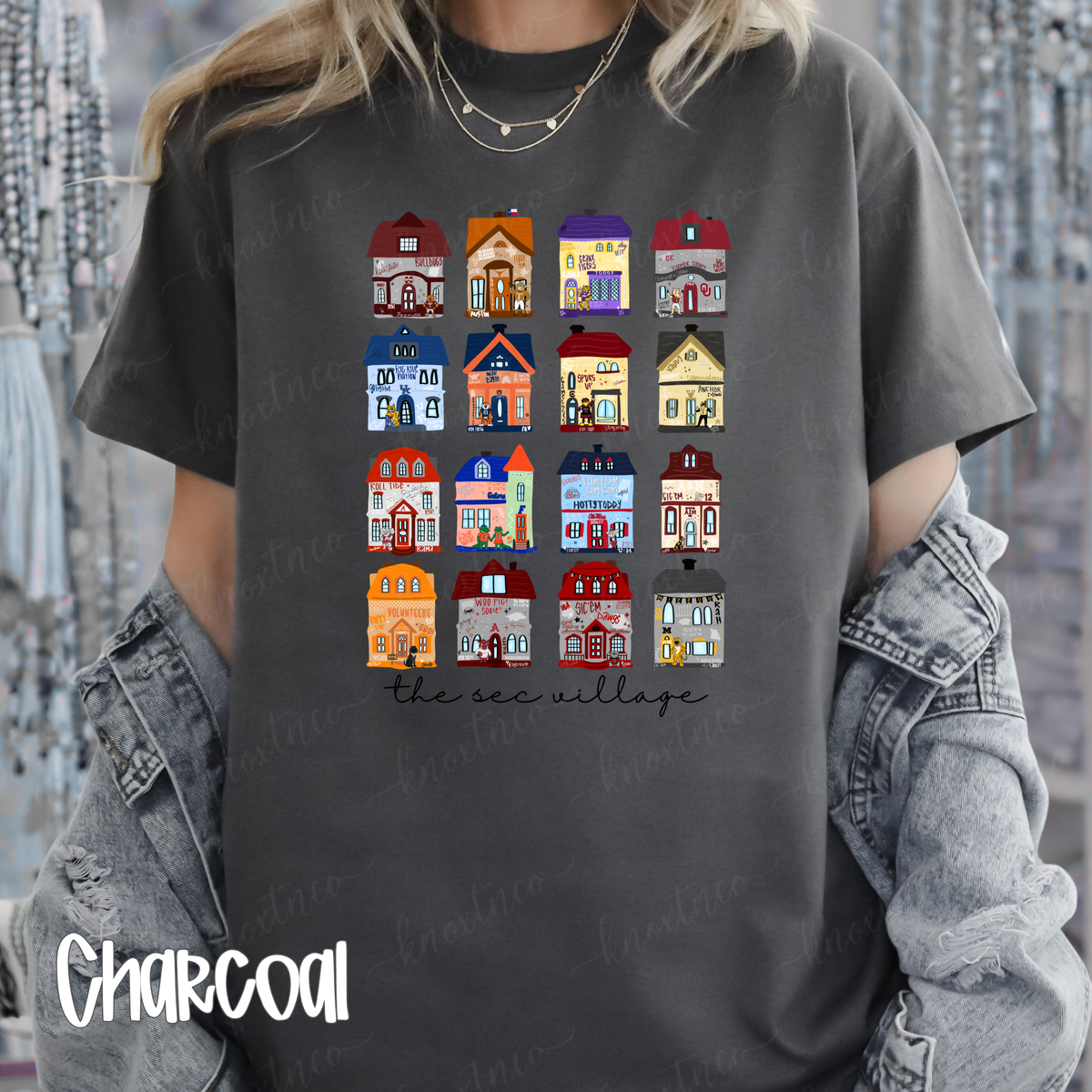 SEC Village T-Shirt or Sweatshirt | Southern College Football Shirt | SEC Game Day Tee | Football Fan Gift