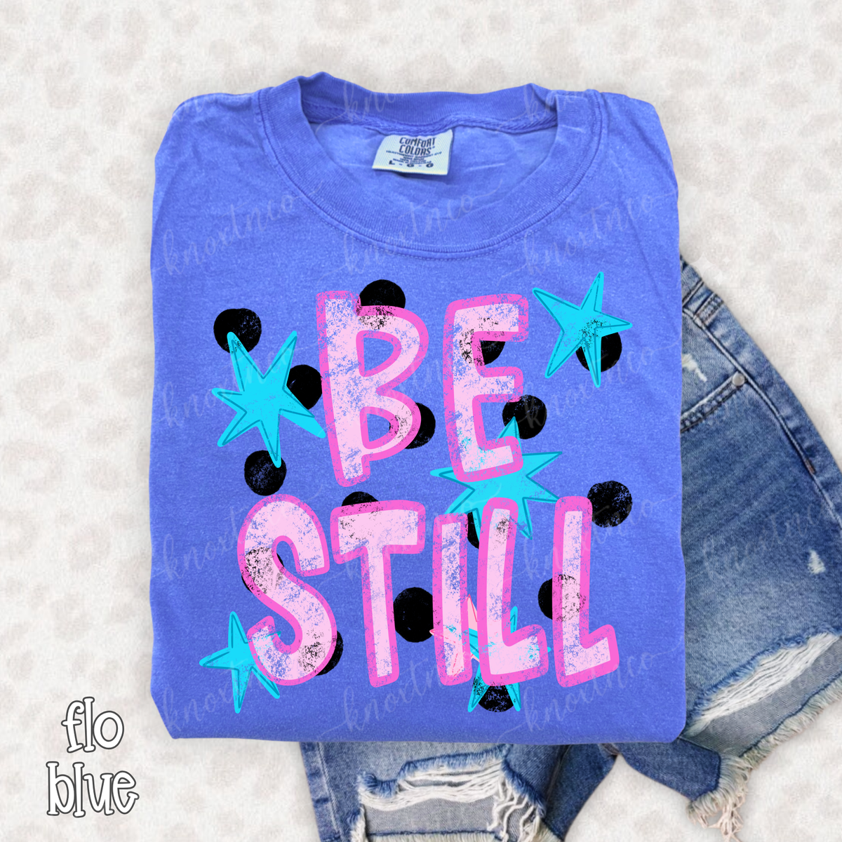 Be Still Shirt or Sweatshirt | Comfort Colors Christian T-Shirt | Faith Based Graphic Tee | Christian Sweatshirt