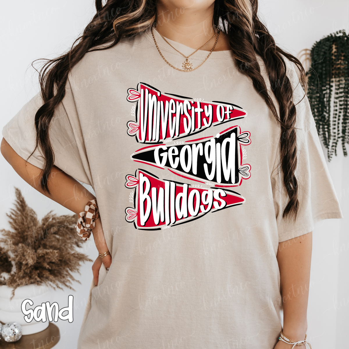 Georgia Bulldogs T-Shirt or Sweatshirt | Red Black Dawgs Game Day Shirt | Georgia Football Fan Tee