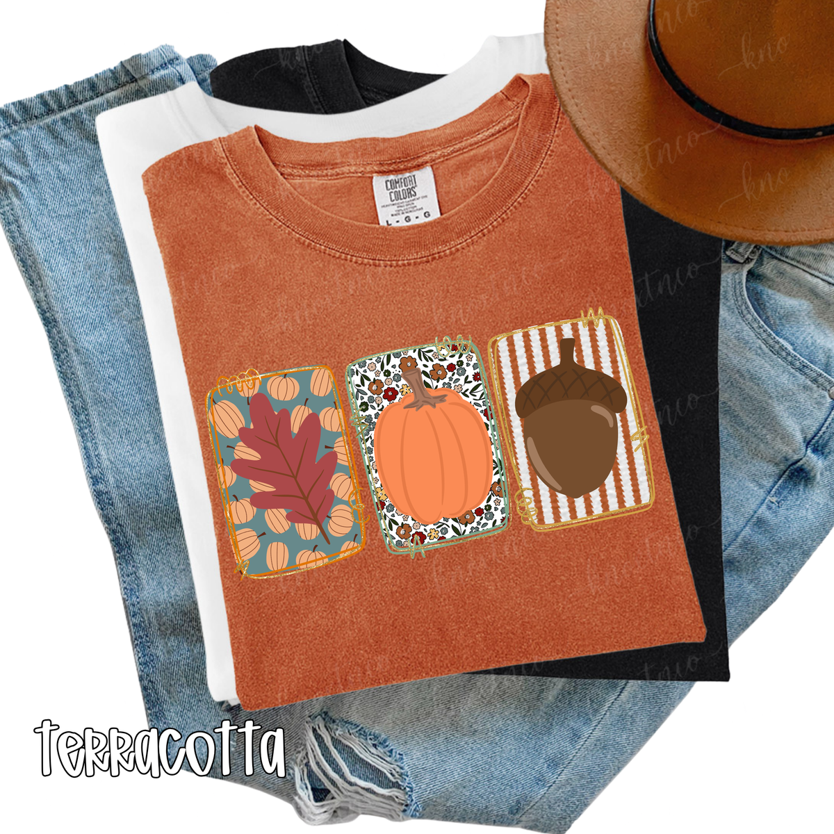 Fall Thanksgiving Autumn T-Shirt or Sweatshirt Small to 3X