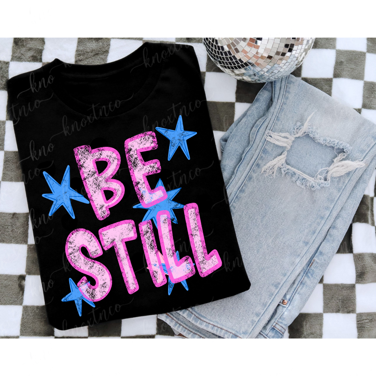 Be Still Shirt or Sweatshirt | Comfort Colors Christian T-Shirt | Faith Based Graphic Tee | Christian Sweatshirt