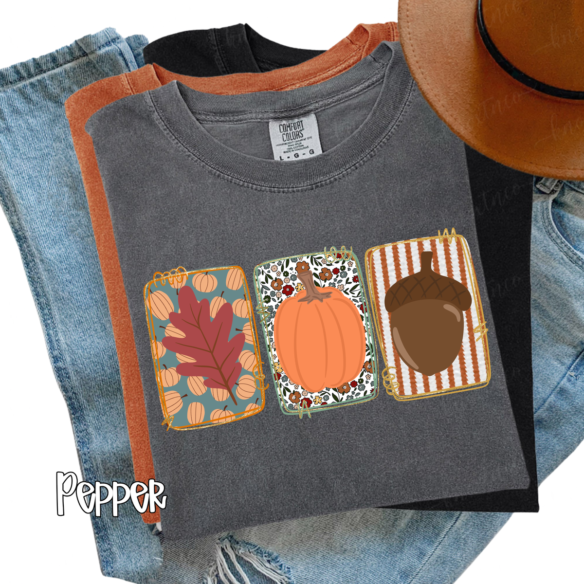 Fall Thanksgiving Autumn T-Shirt or Sweatshirt Small to 3X