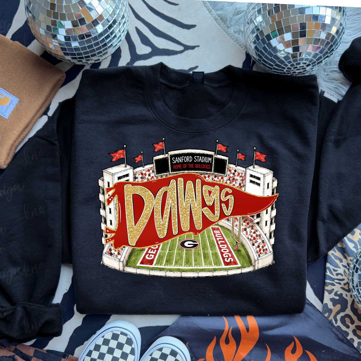Georgia Bulldogs Sanford Stadium Dawgs Tshirt or Sweatshirt