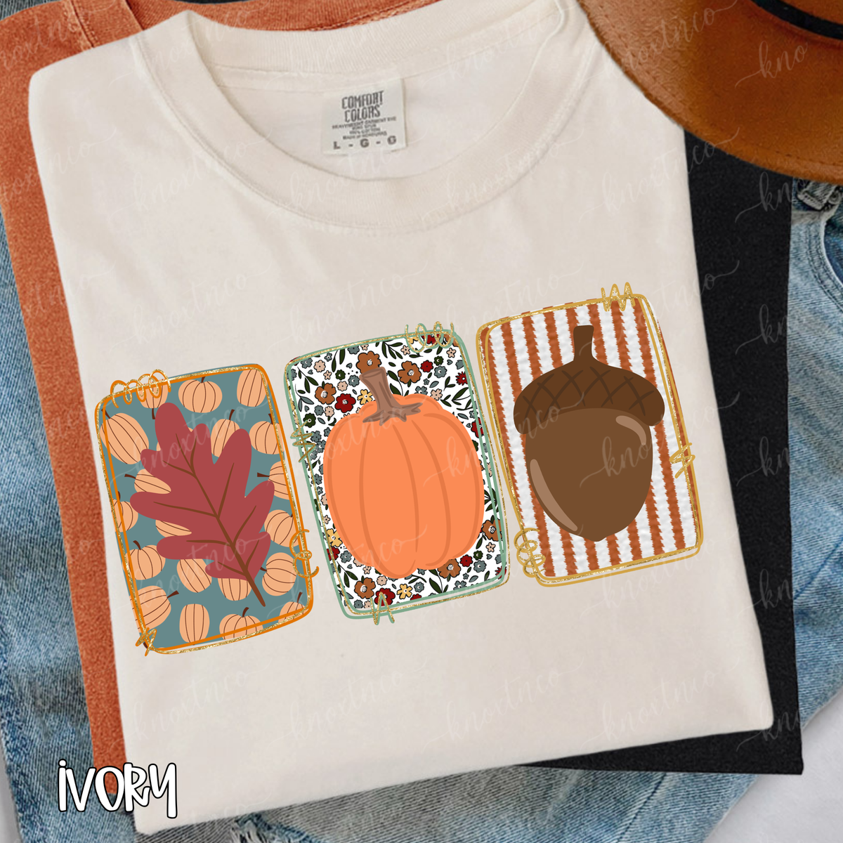 Fall Thanksgiving Autumn T-Shirt or Sweatshirt Small to 3X