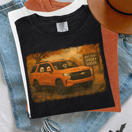 Spooky Season Halloween Comfort Colors T-Shirt | Ghouls Vintage Halloween Tee