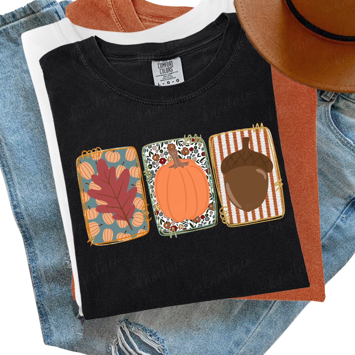 Fall Thanksgiving Autumn T-Shirt or Sweatshirt Small to 3X