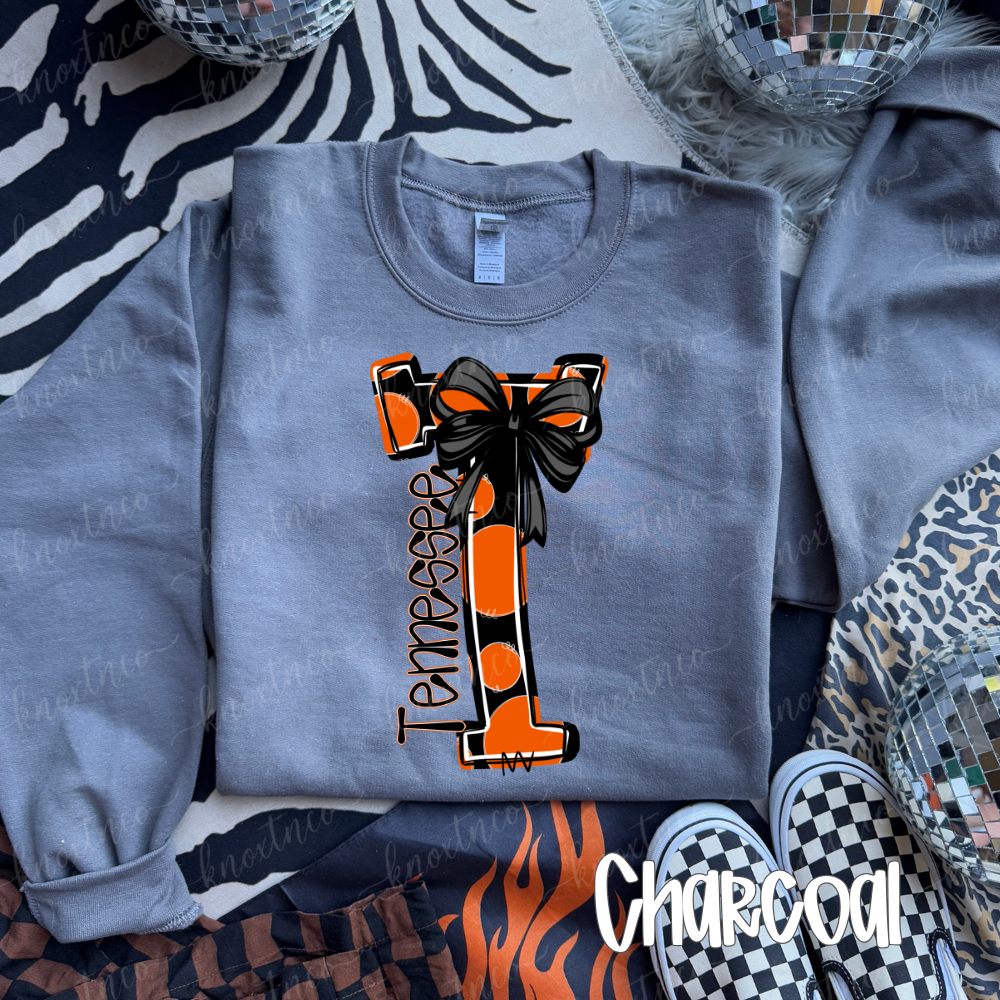 Doodle Tennessee T-Shirt or Sweatshirt | Orange & Black Tennessee Game Day Shirt | Vols Football Tee | Tennessee Fan Gift