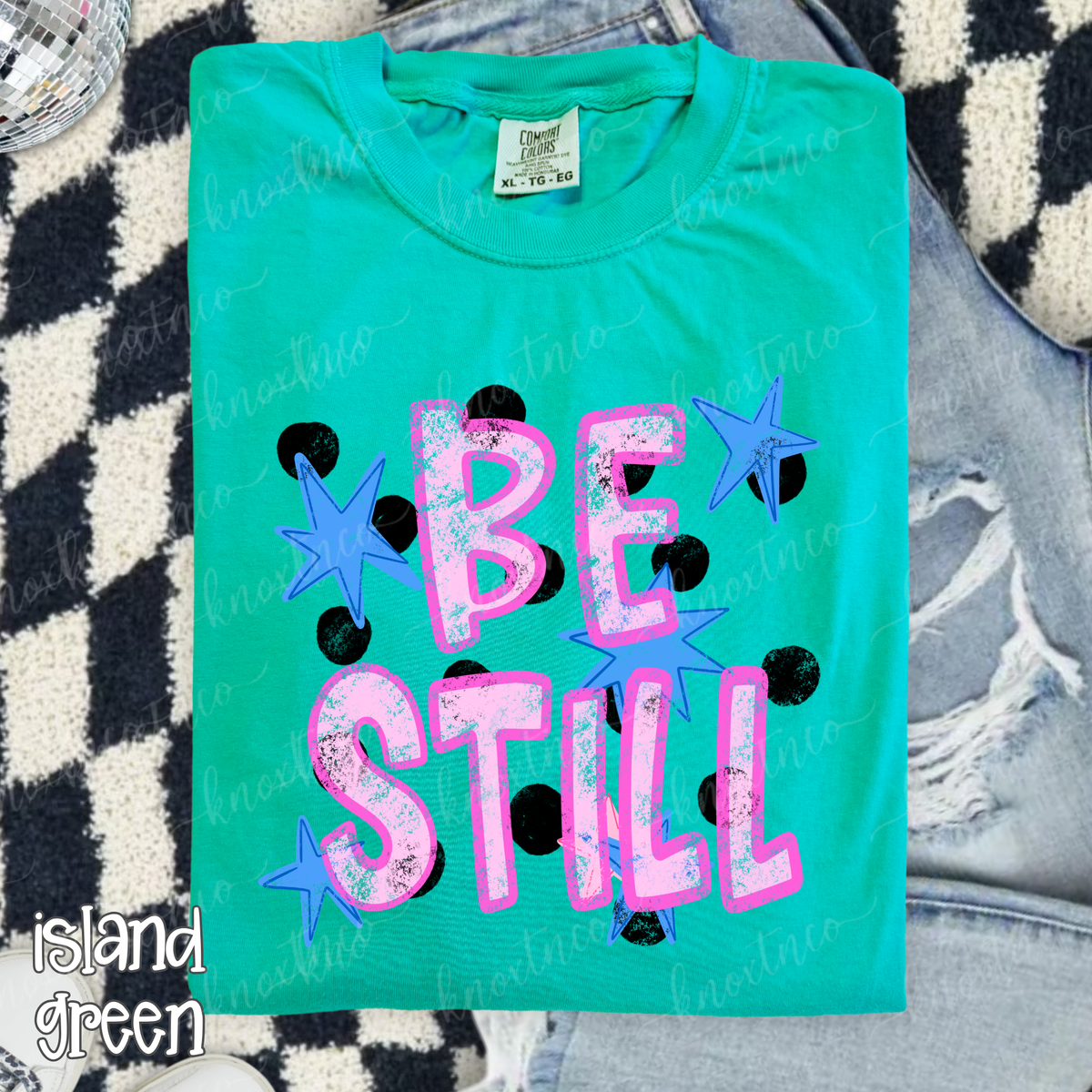 Be Still Shirt or Sweatshirt | Comfort Colors Christian T-Shirt | Faith Based Graphic Tee | Christian Sweatshirt