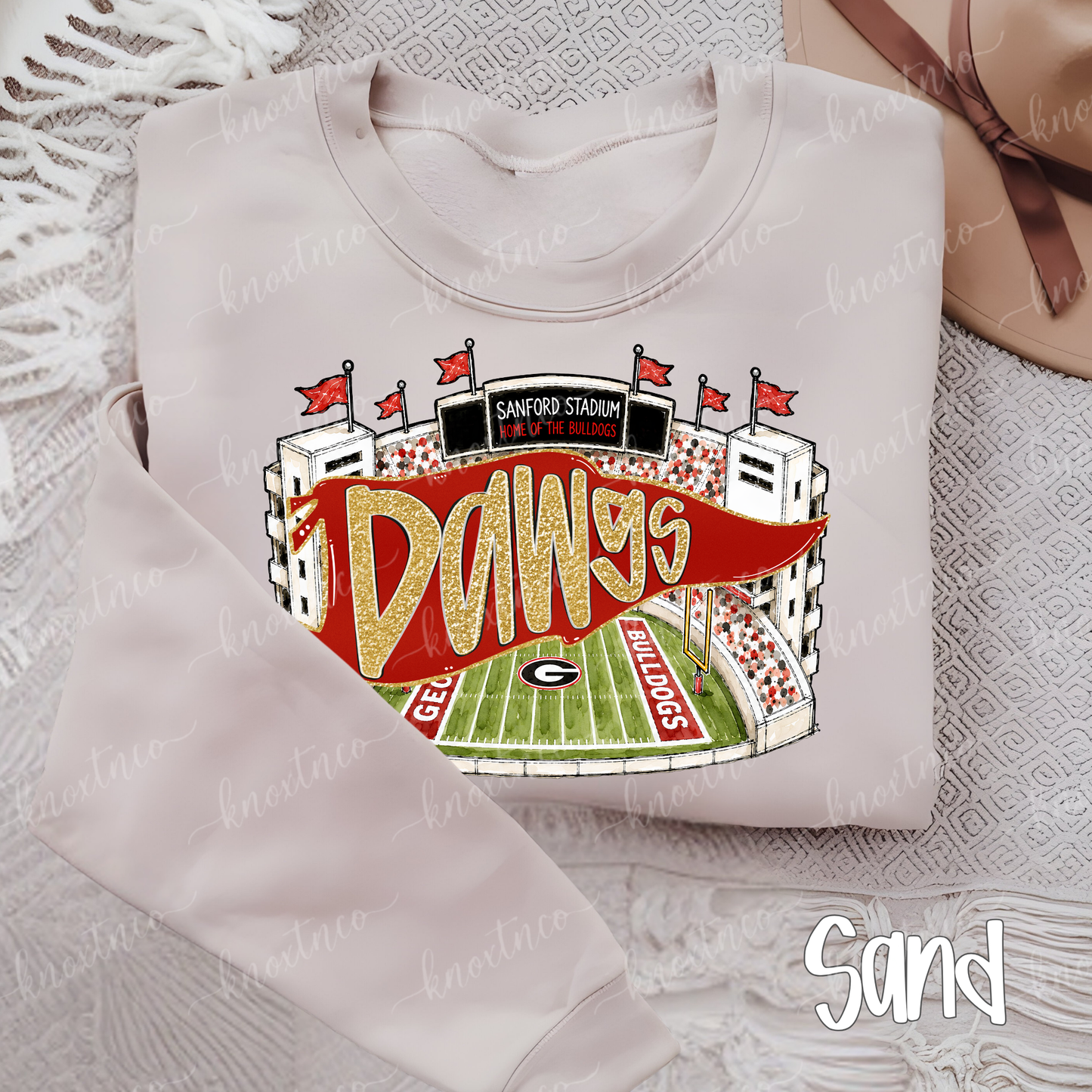 Georgia Bulldogs Sanford Stadium Dawgs Tshirt or Sweatshirt