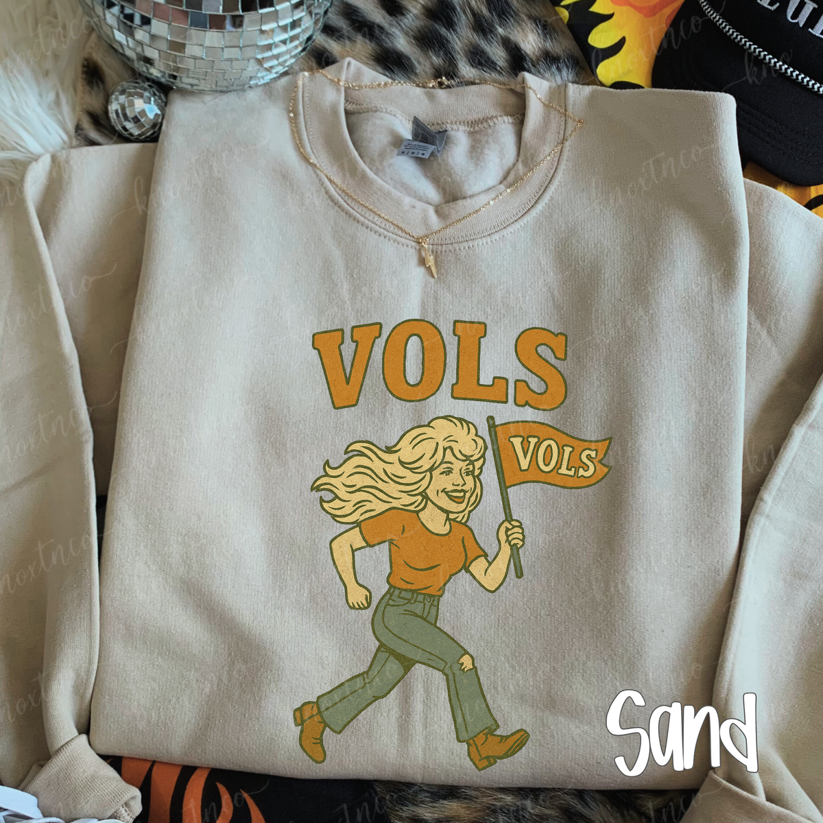 Vols Dolly Tennessee T-Shirt or Sweatshirt | Tennessee Game Day Shirt | Vols Fan Apparel