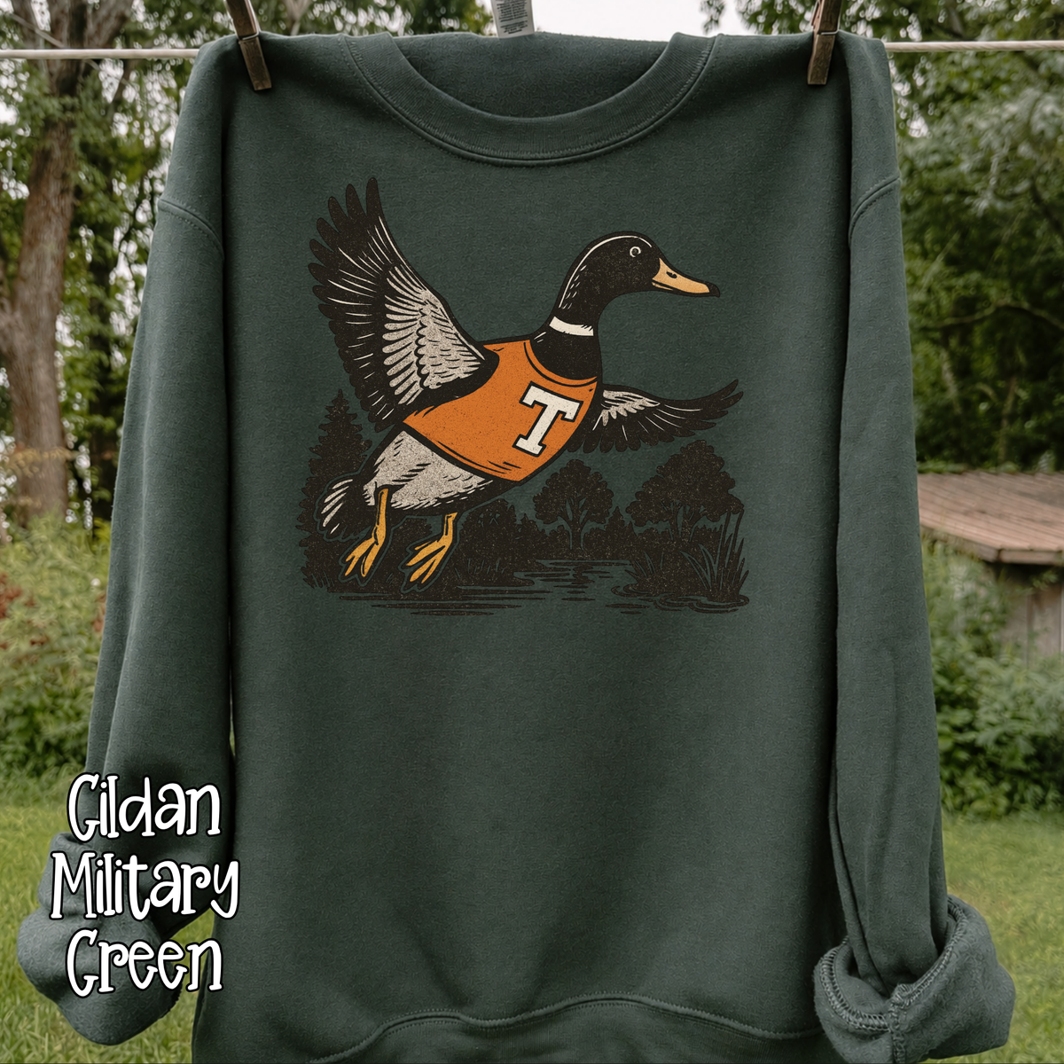 Tennessee Mallard Duck T-Shirt or Sweatshirt | Vintage Duck Tennessee Shirt | Unisex Small to 3X Gift for Him