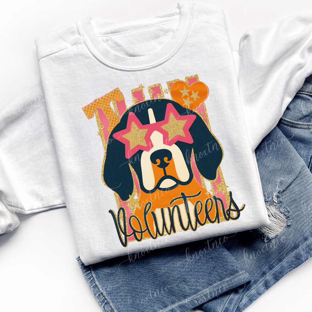 Tennessee Volunteers Smokey Mascot T-Shirt or Sweatshirt | Go Big Orange Vols Fan Graphic Tee