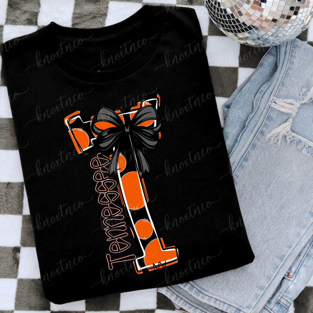 Doodle Tennessee T-Shirt or Sweatshirt | Orange & Black Tennessee Game Day Shirt | Vols Football Tee | Tennessee Fan Gift