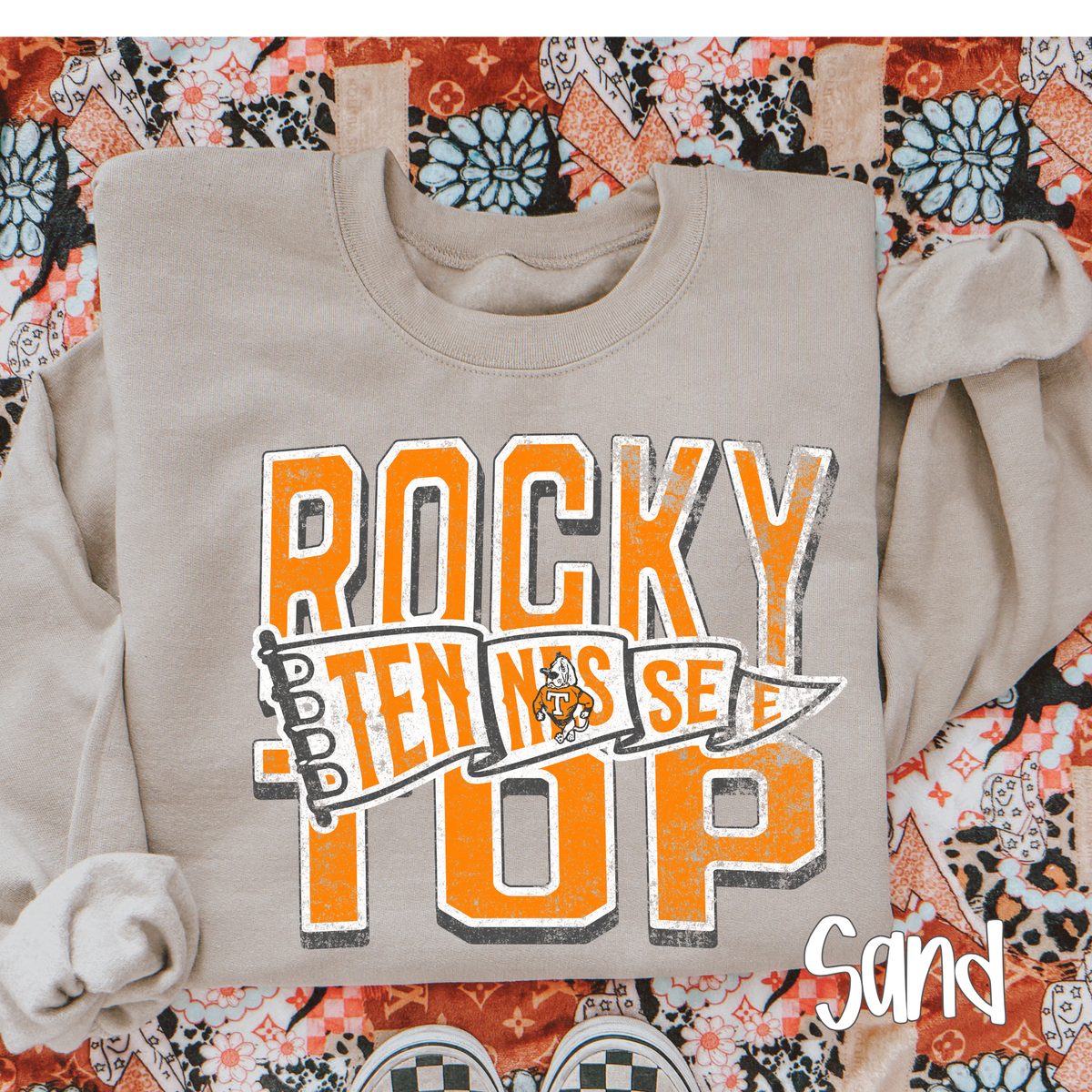 Vintage Distressed Tennessee Rocky Top Smokey Gildan T-Shirt & Sweatshirt Small to 3X Unisex