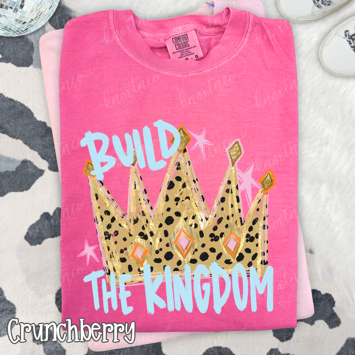 Build the Kingdom T-Shirt or Sweatshirt | Christian Comfort Colors Tee | Faith Based Graphic Shirt