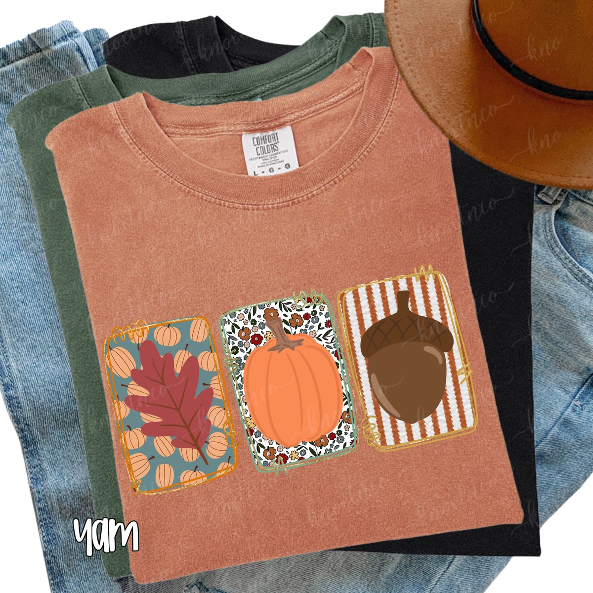 Fall Thanksgiving Autumn T-Shirt or Sweatshirt Small to 3X
