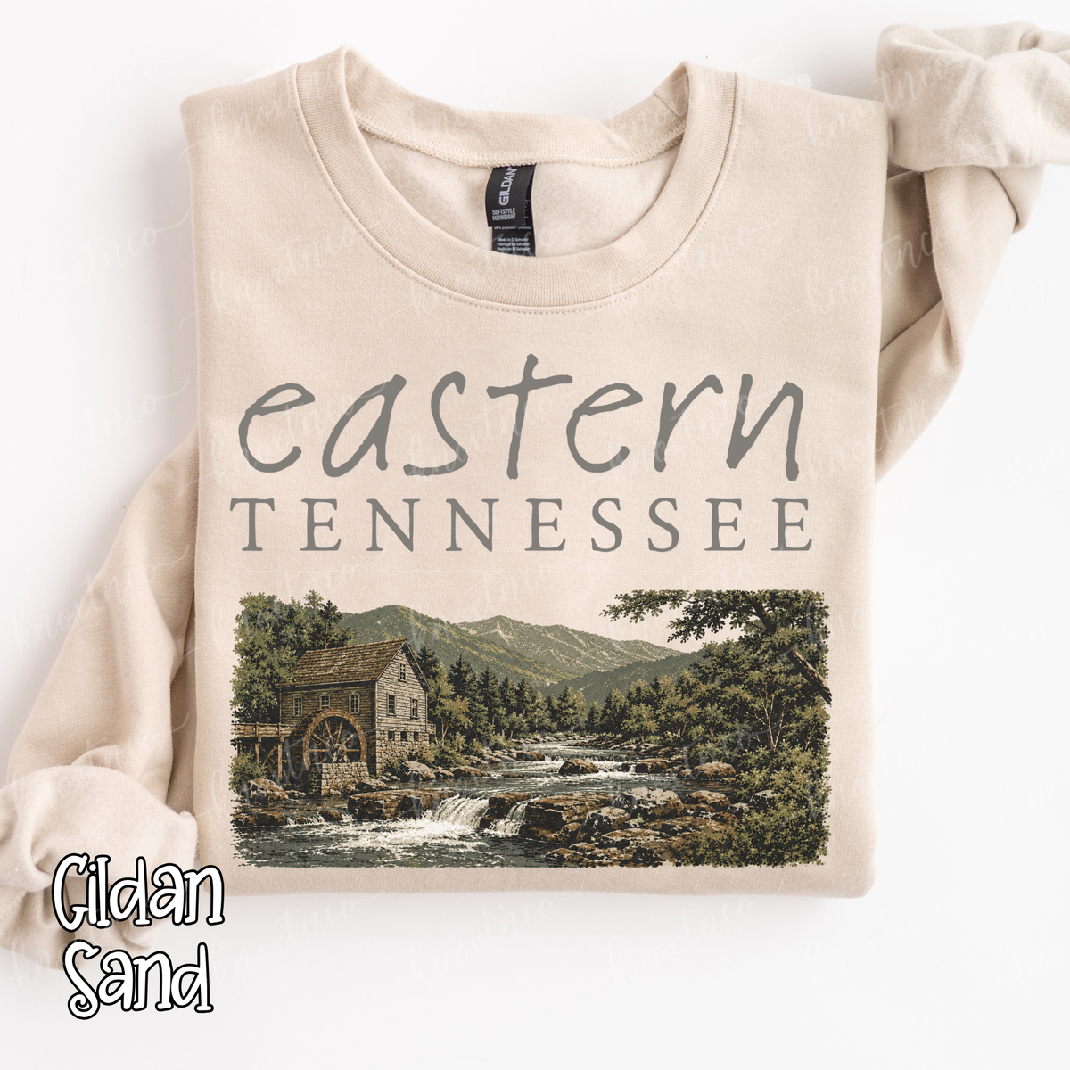 Eastern Tennessee Mountain Unisex Shirt in Small to 3X | Comfort Colors T-Shirt or Gildan Sweatshirt | Smoky Mountain Tennessee Graphic Tee