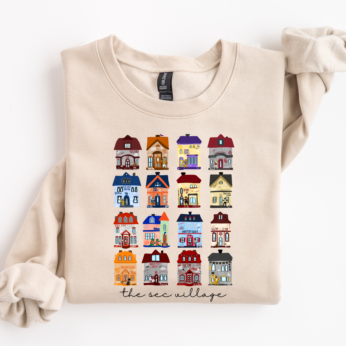 SEC Village T-Shirt or Sweatshirt | Southern College Football Shirt | SEC Game Day Tee | Football Fan Gift