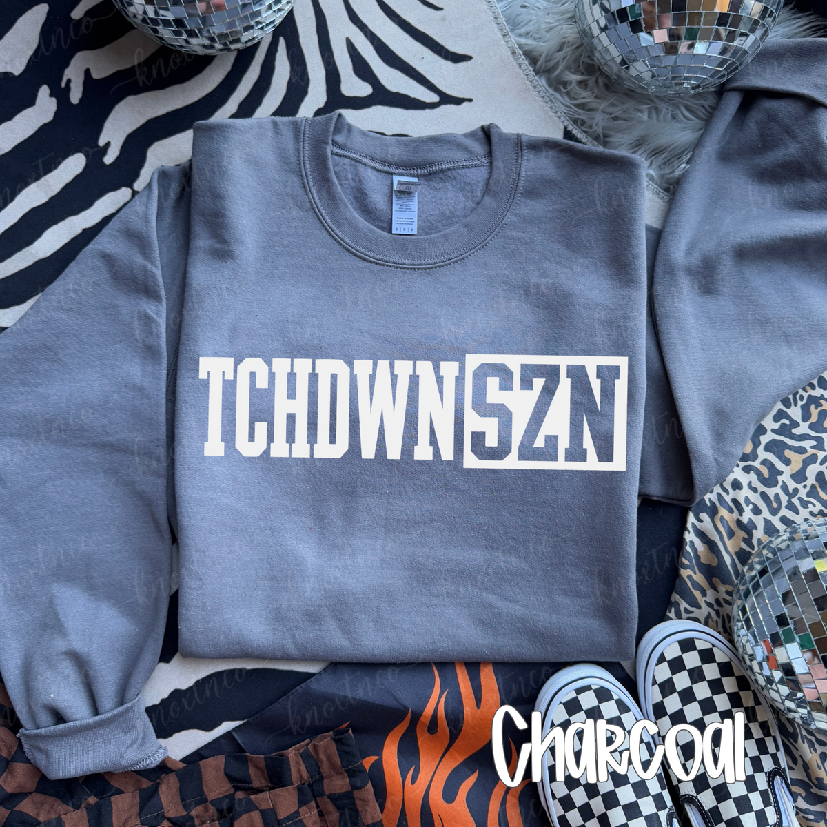 Touchdown Season T-Shirt or Sweatshirt | TCHDWN SZN Football Game Day Shirt