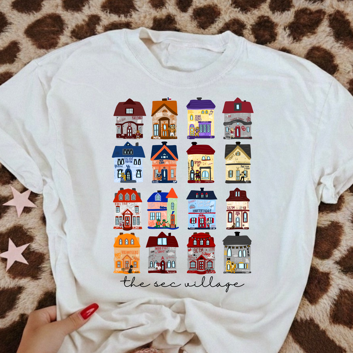 SEC Village T-Shirt or Sweatshirt | Southern College Football Shirt | SEC Game Day Tee | Football Fan Gift
