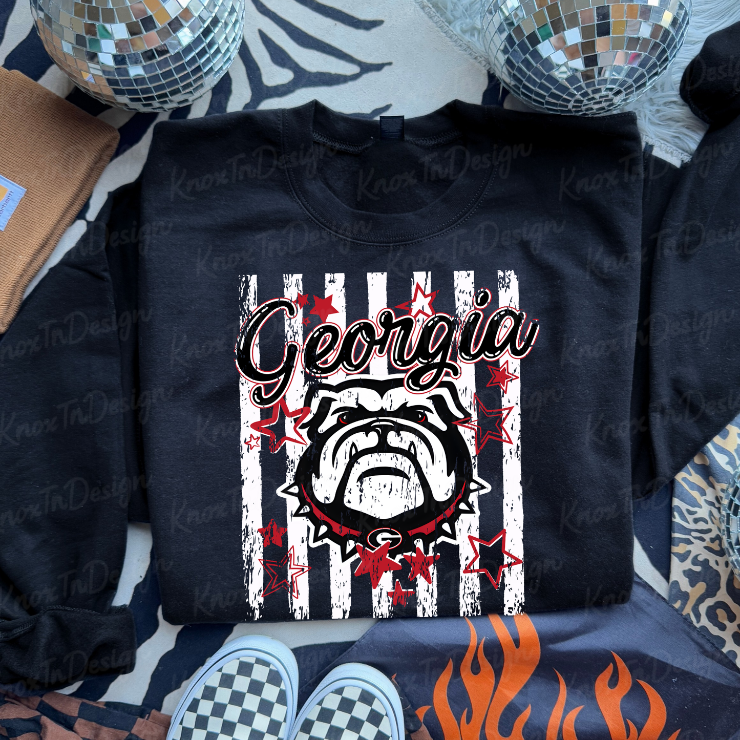 Georgia Bulldogs Tshirt or Sweatshirt Dawgs Football Fan Gift