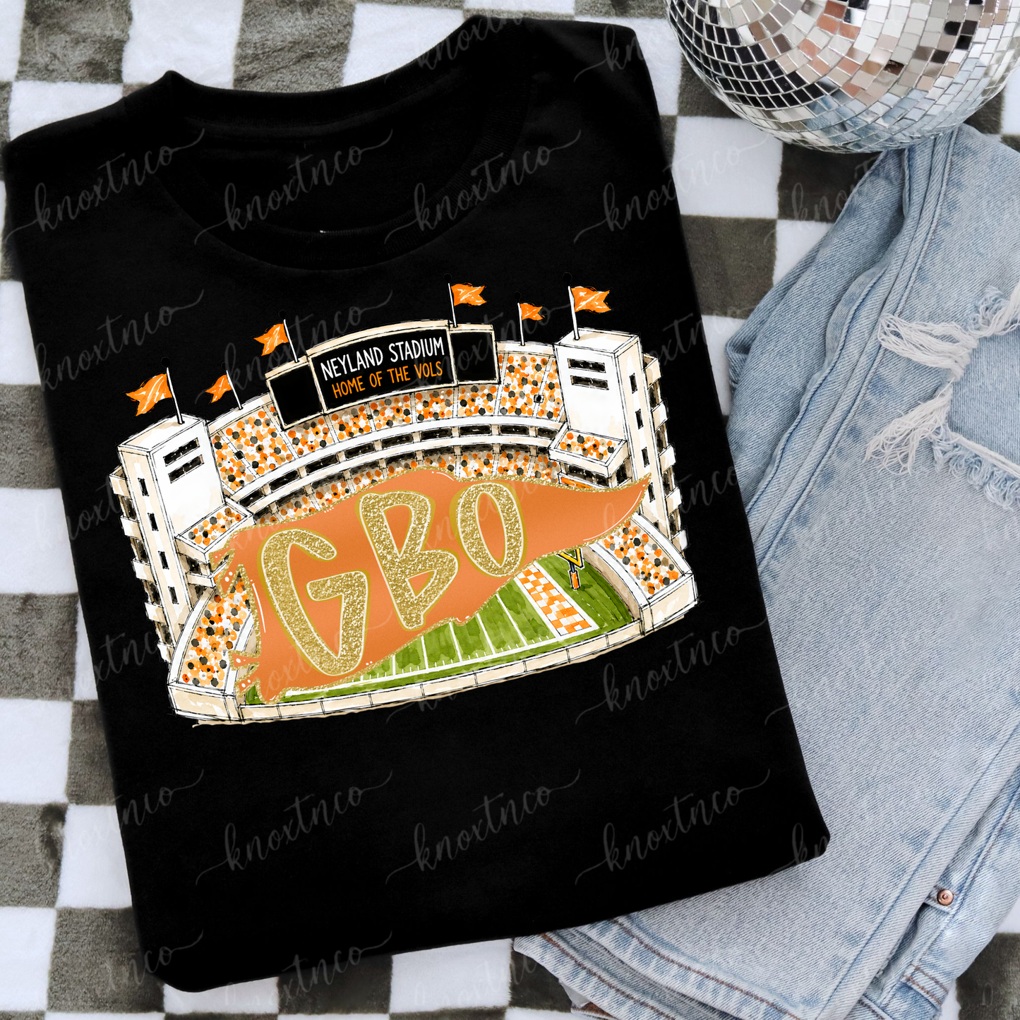 Tennessee Volunteers Neyland Stadium Go Big Orange Tshirt or Sweatshirt
