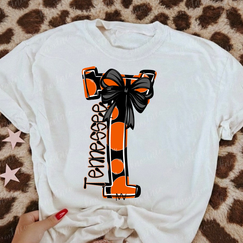 Doodle Tennessee T-Shirt or Sweatshirt | Orange & Black Tennessee Game Day Shirt | Vols Football Tee | Tennessee Fan Gift