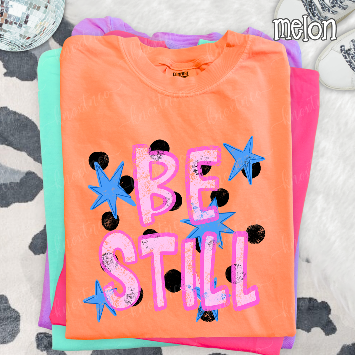 Be Still Shirt or Sweatshirt | Comfort Colors Christian T-Shirt | Faith Based Graphic Tee | Christian Sweatshirt
