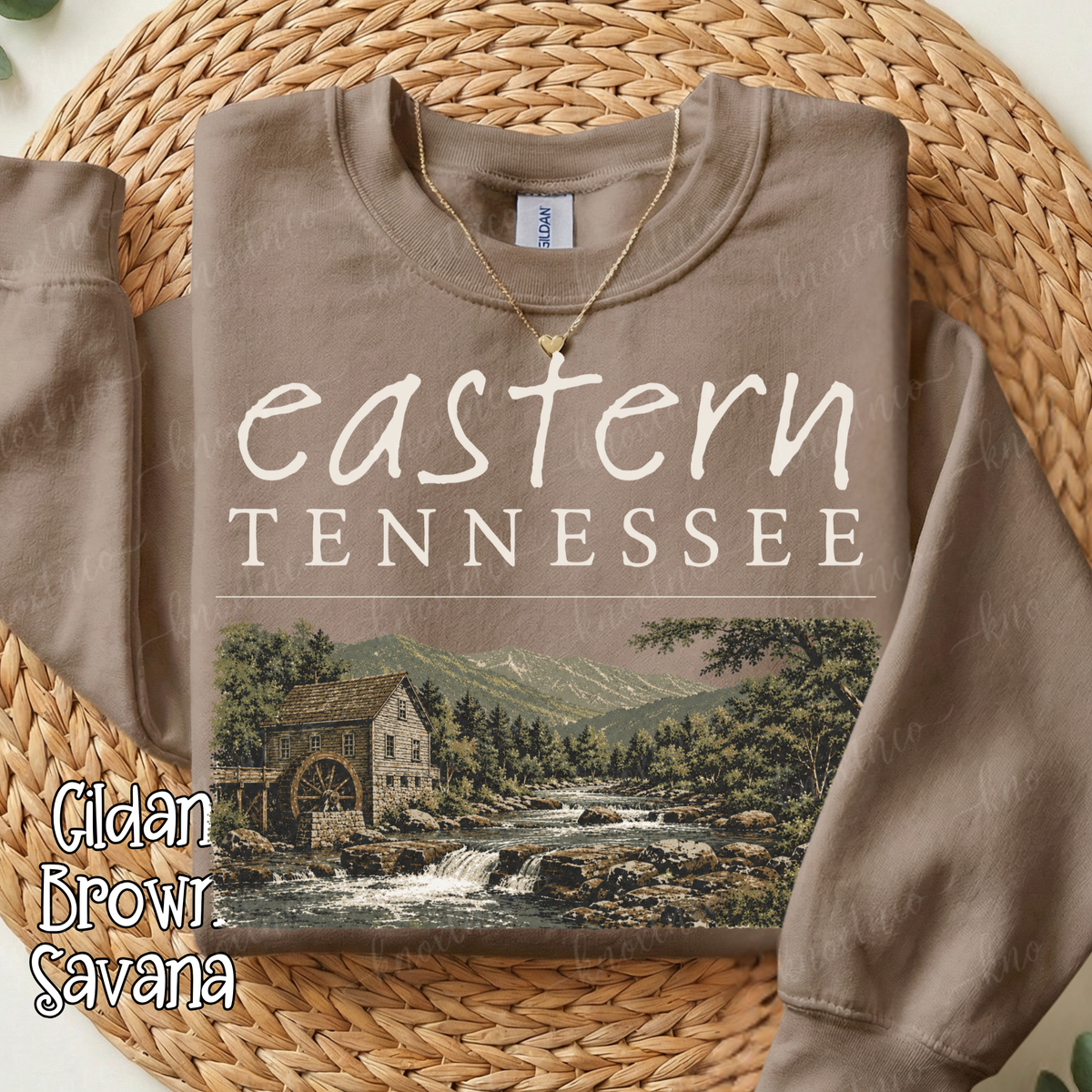 Eastern Tennessee Mountain Unisex Shirt in Small to 3X | Comfort Colors T-Shirt or Gildan Sweatshirt | Smoky Mountain Tennessee Graphic Tee