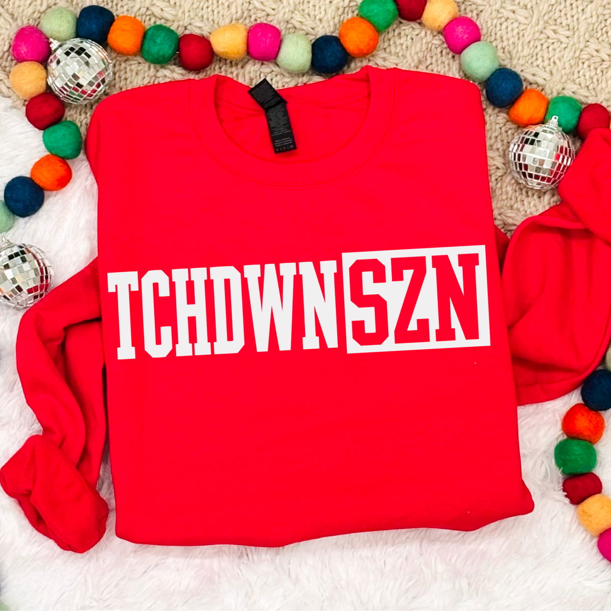 Touchdown Season T-Shirt or Sweatshirt | TCHDWN SZN Football Game Day Shirt